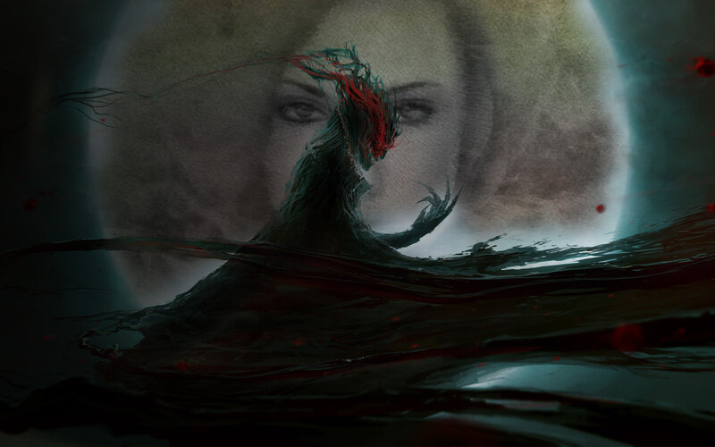 Dark Creature Emerging