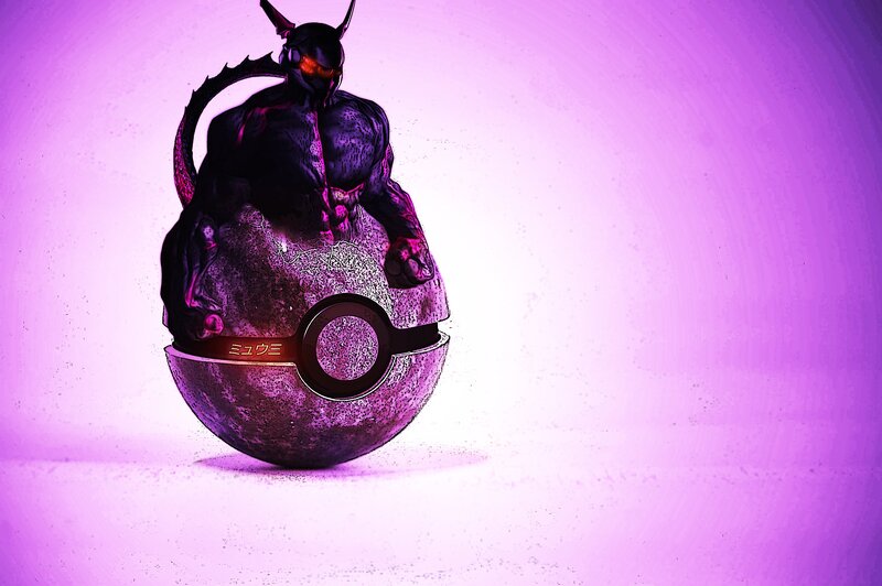 Dark Creature in Pokeball