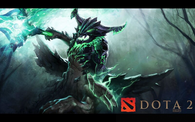 Dark Creature with Green Energy — Dramatic