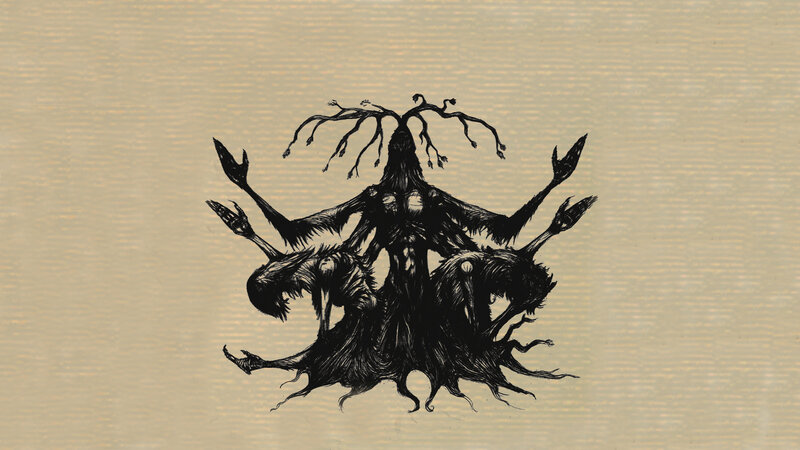 Dark creature with multiple arms