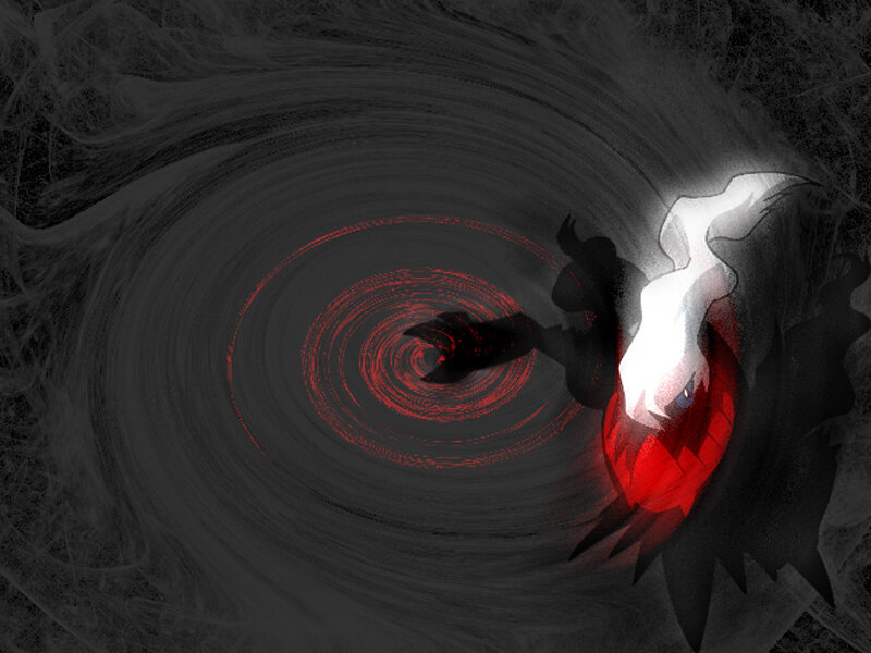 Dark Creature with Red Eyes — Black