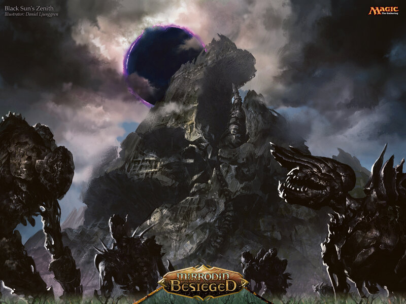 Dark Creatures on Mountain