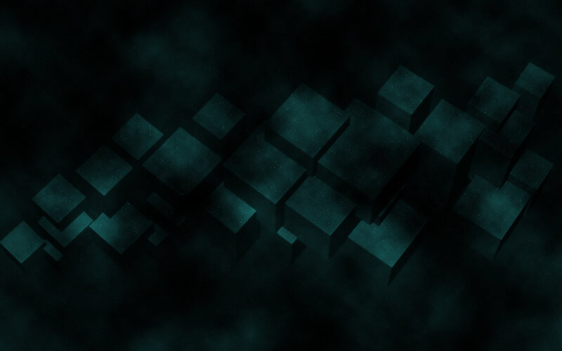 dark cubes in space