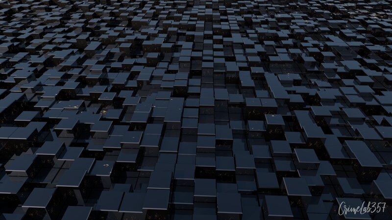 Dark Cubes on a Grid