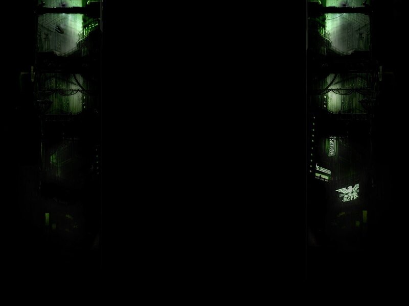 dark cyberpunk alleyway