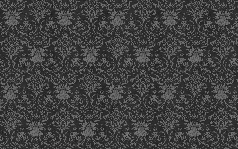 dark damask pattern