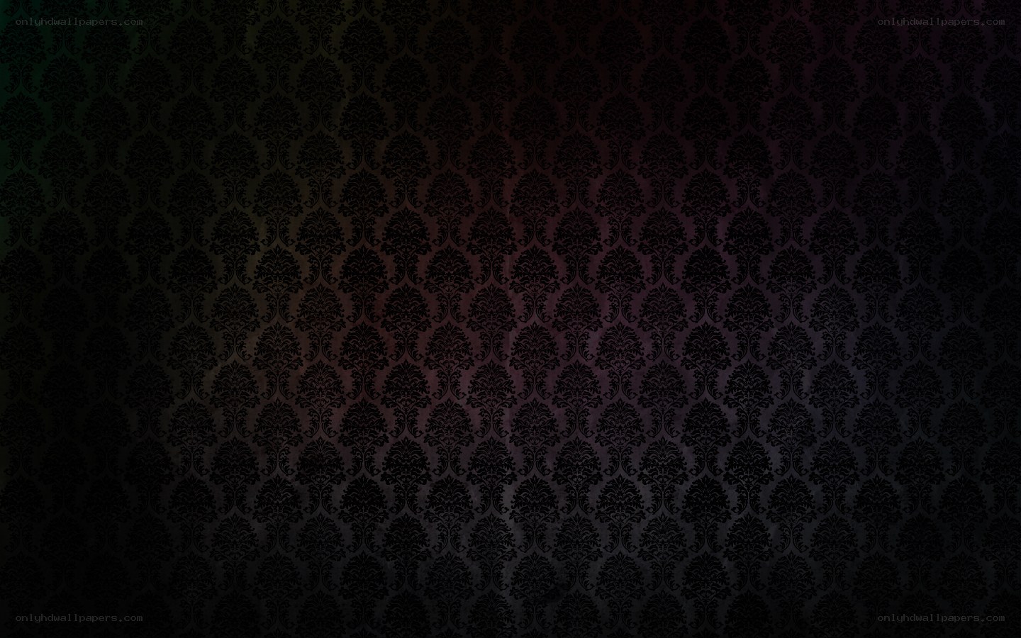 dark damask pattern
