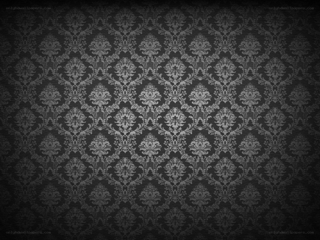 dark damask pattern