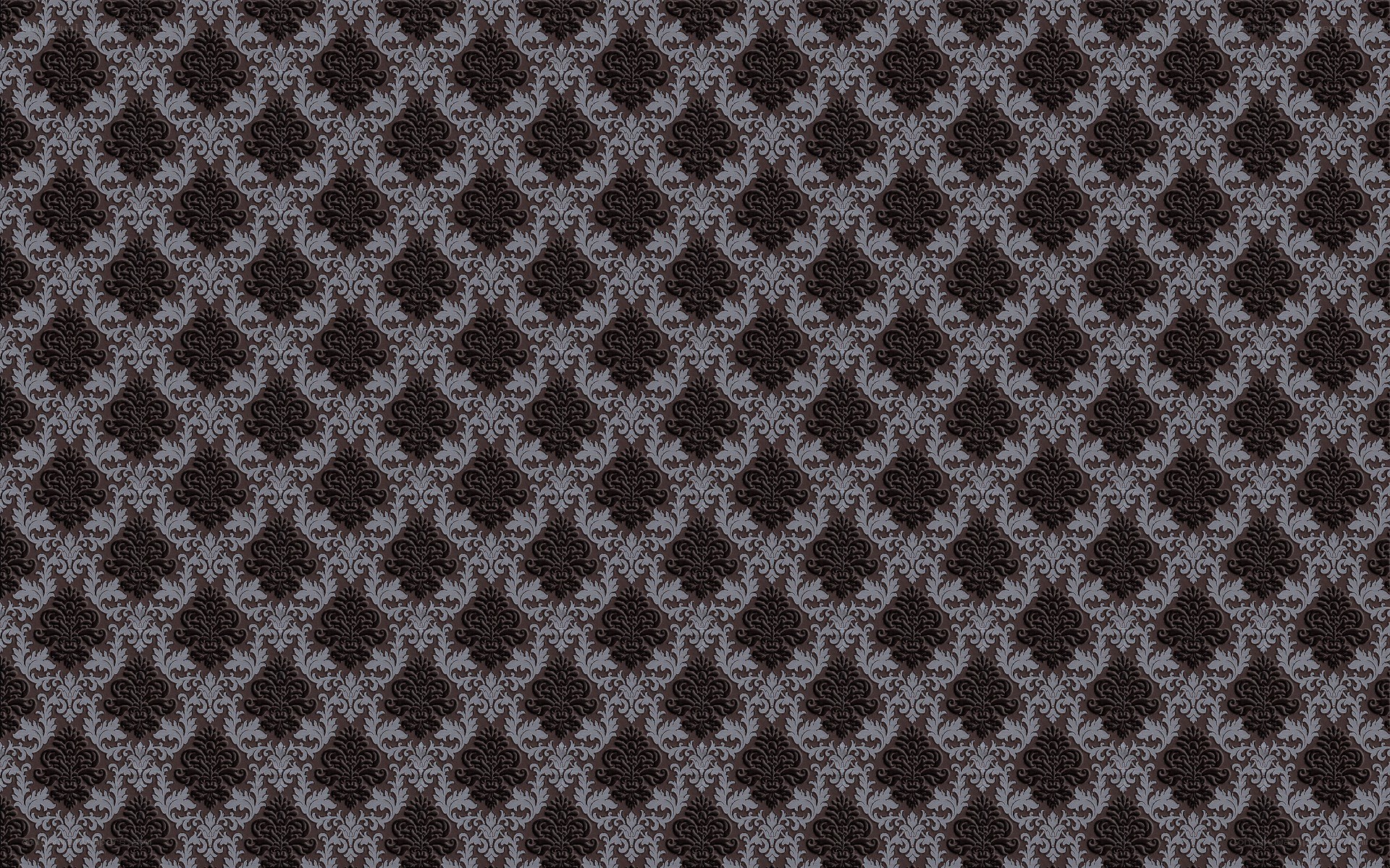 dark damask pattern