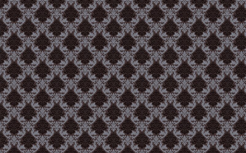 dark damask pattern