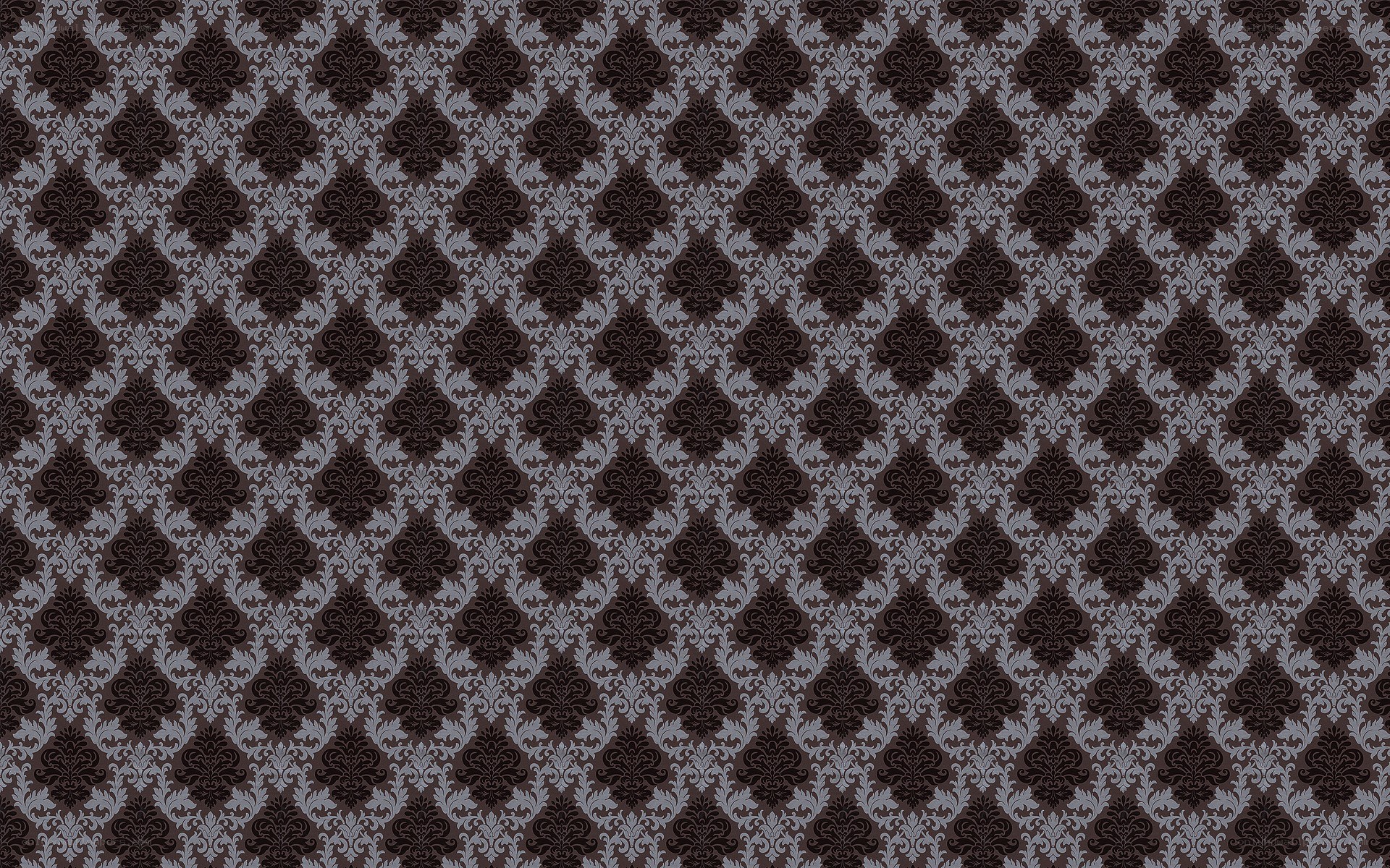 dark damask pattern