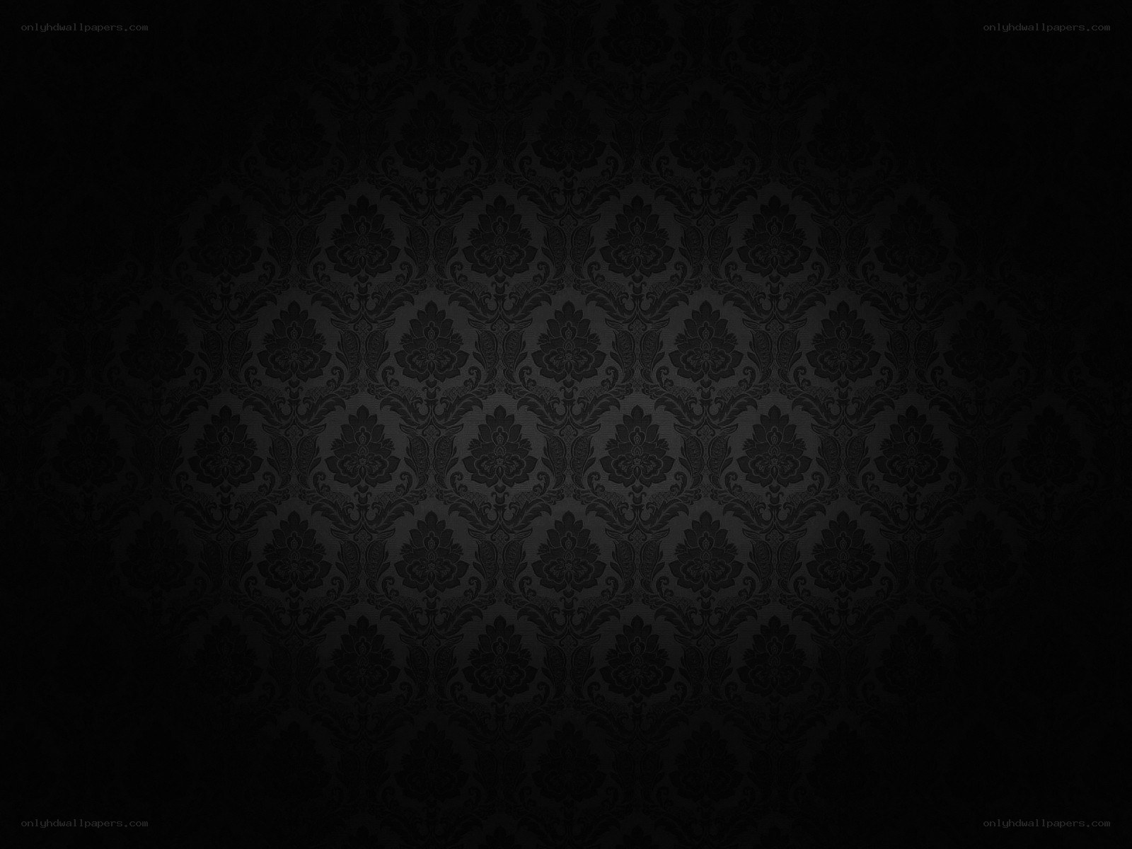 dark damask pattern