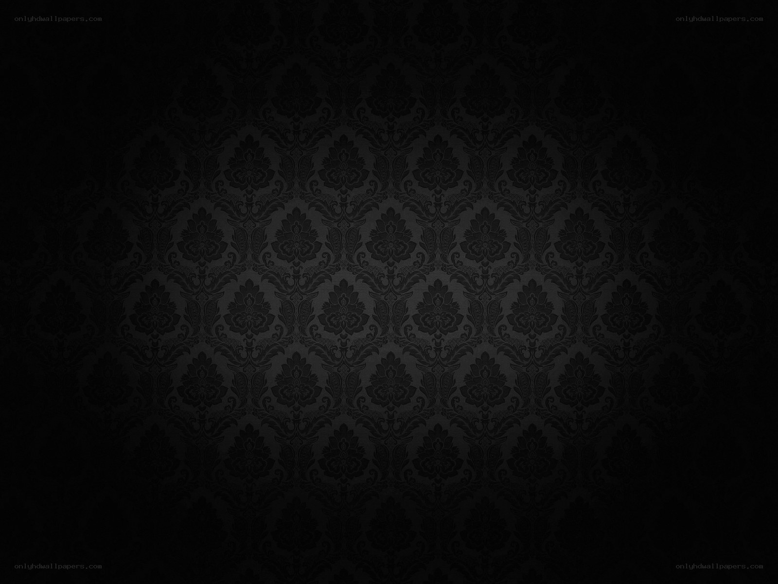 dark damask pattern