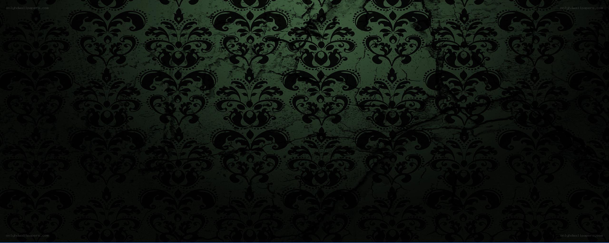 dark damask pattern background