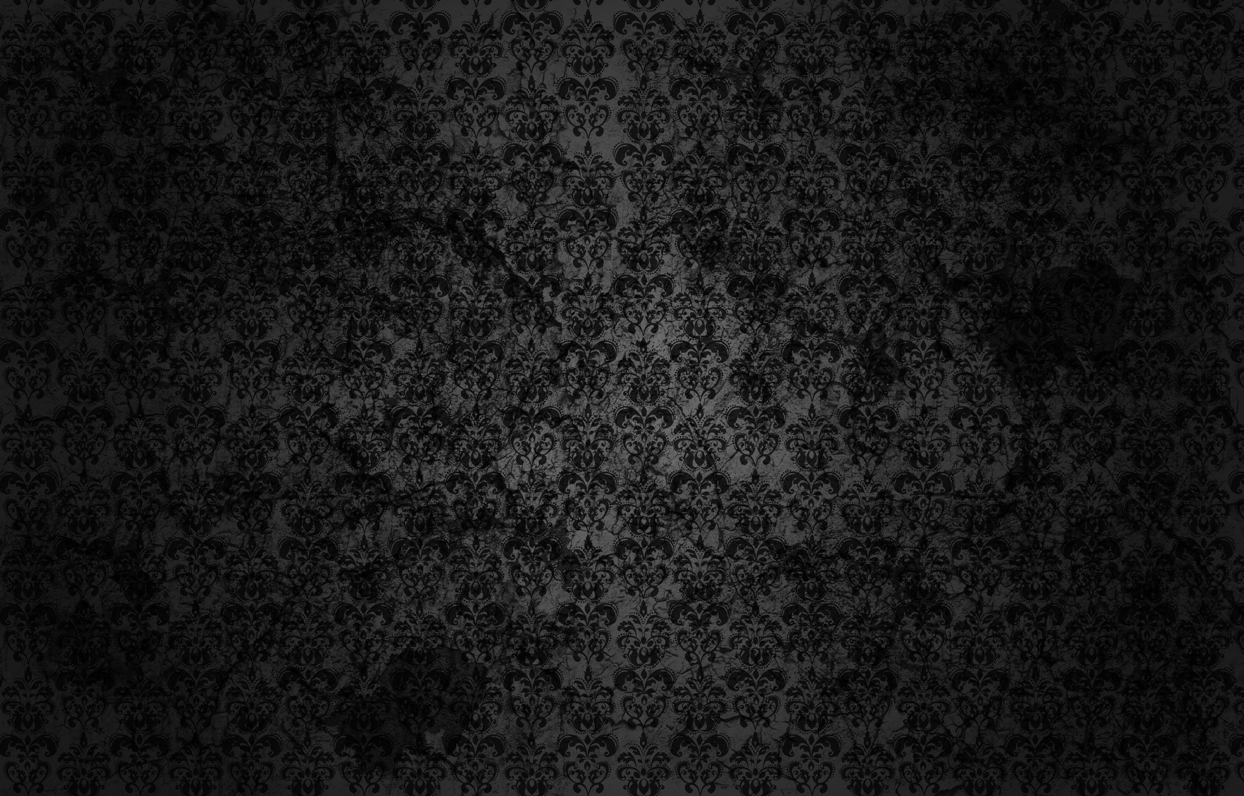 dark damask pattern background