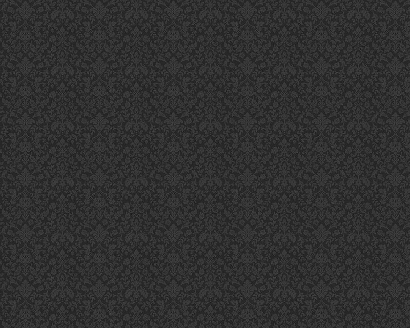 Dark Damask Pattern — Black