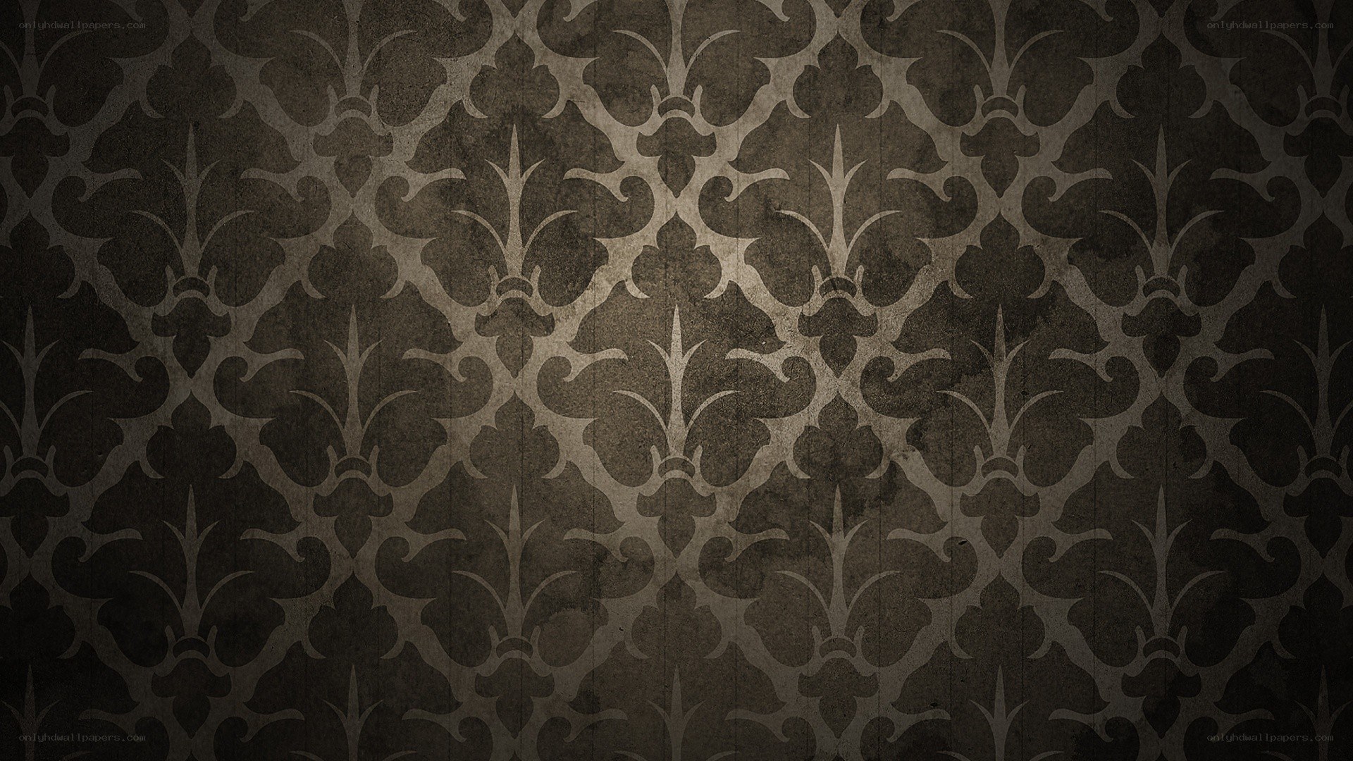 dark damask pattern wallpaper