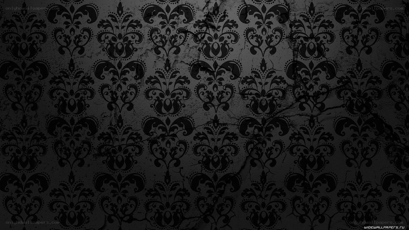 dark damask wallpaper pattern