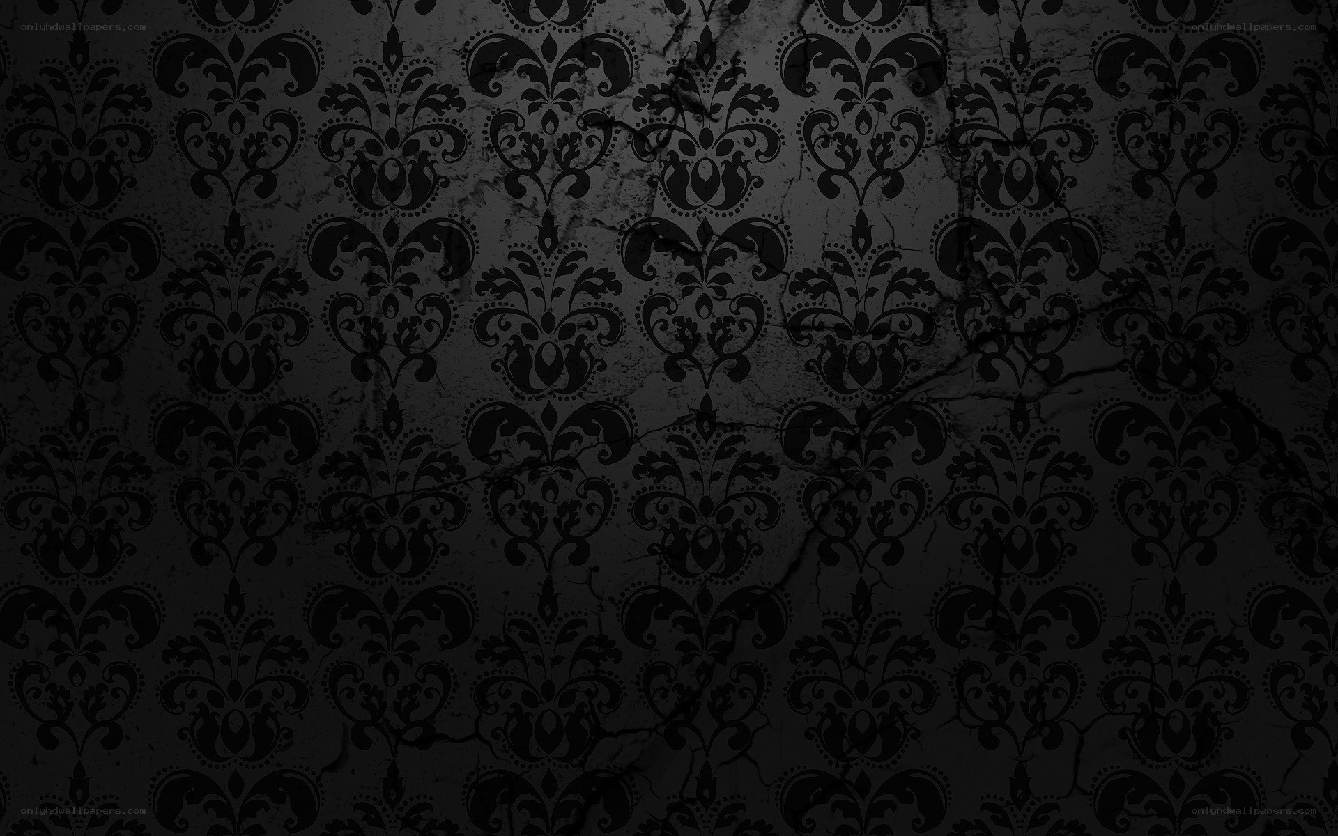 dark damask wallpaper pattern