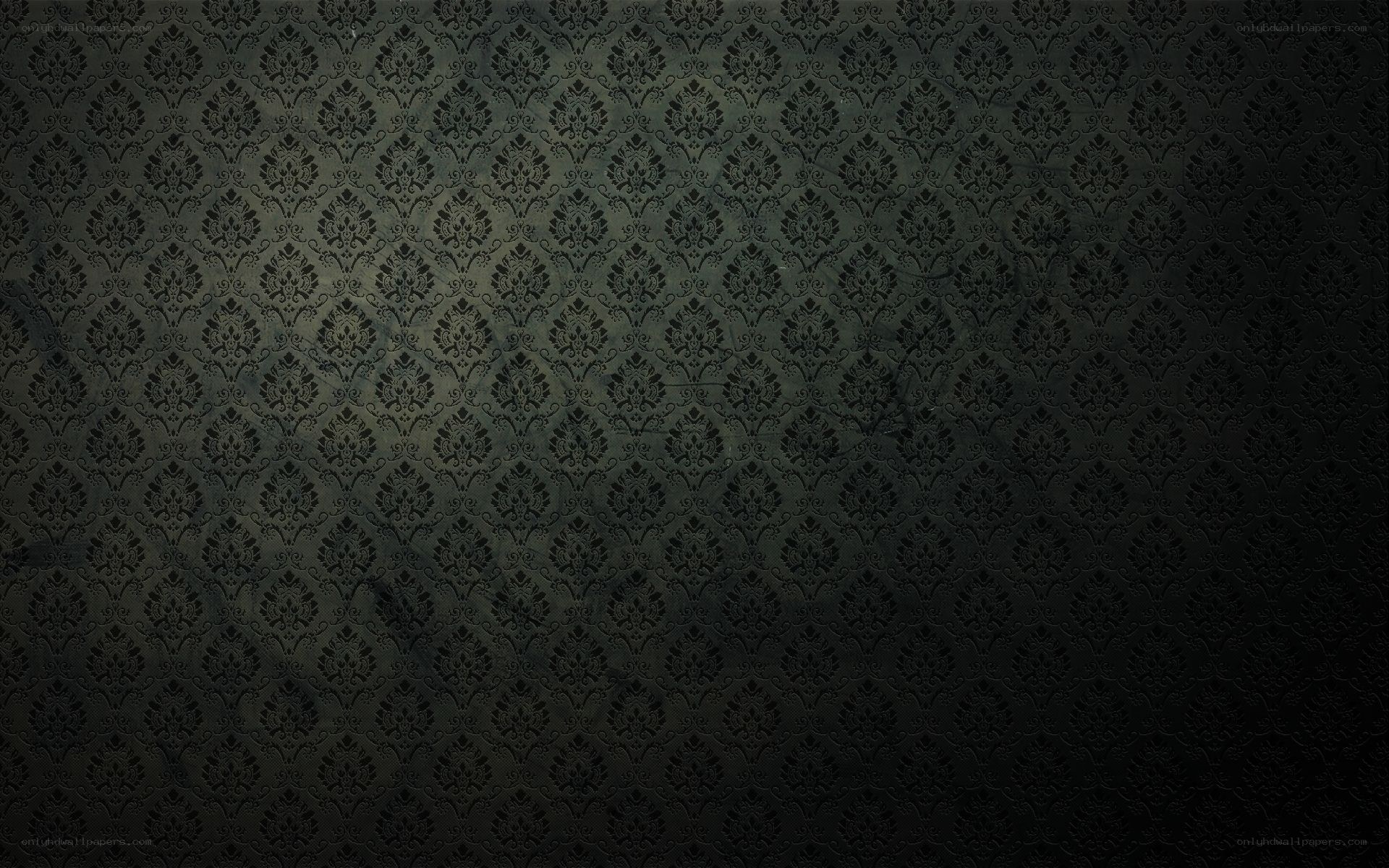 dark damask wallpaper pattern