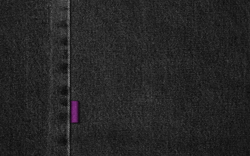 Dark Denim Fabric — Black, Neutral, Photograph