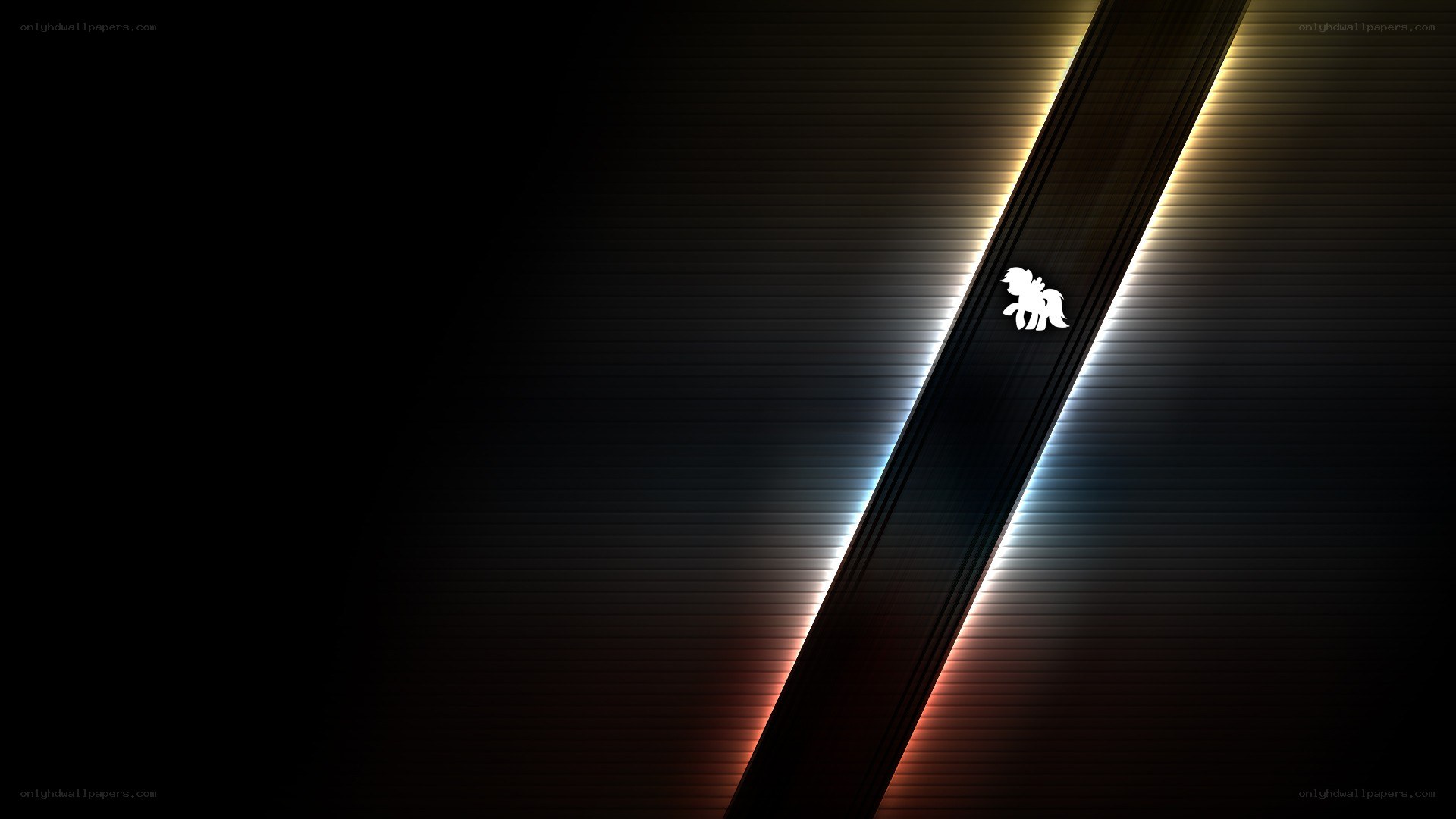 dark diagonal light design