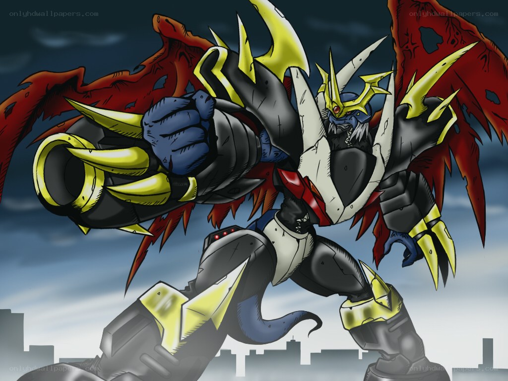 Dark Digimon in city