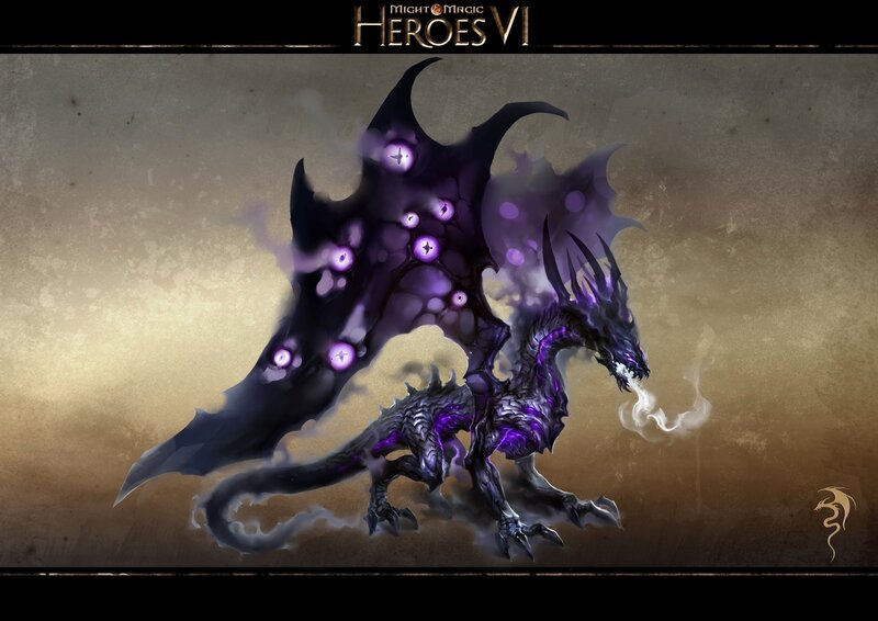 Dark dragon from Might & Magic
