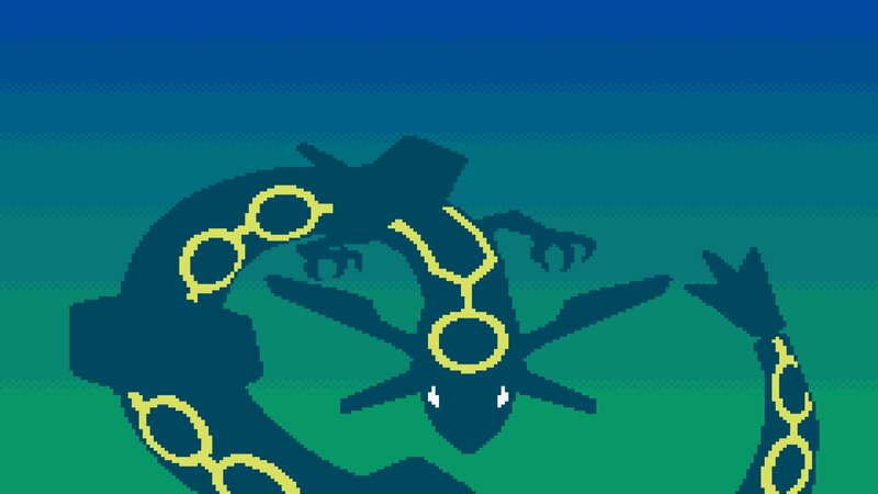 Dark Dragon-like Creature — Green