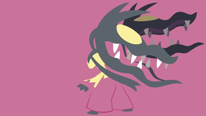 Dark Dragon-like Creature — Pink