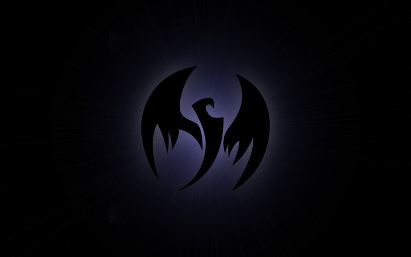 dark dragon logo design