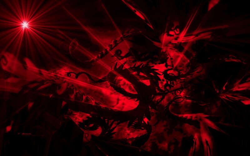 Dark Dragon Silhouette