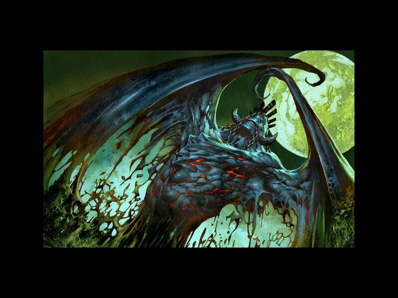 Dark Dragon with Wings