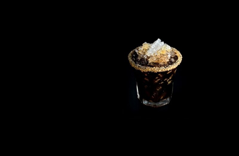 Dark Drink in Glass