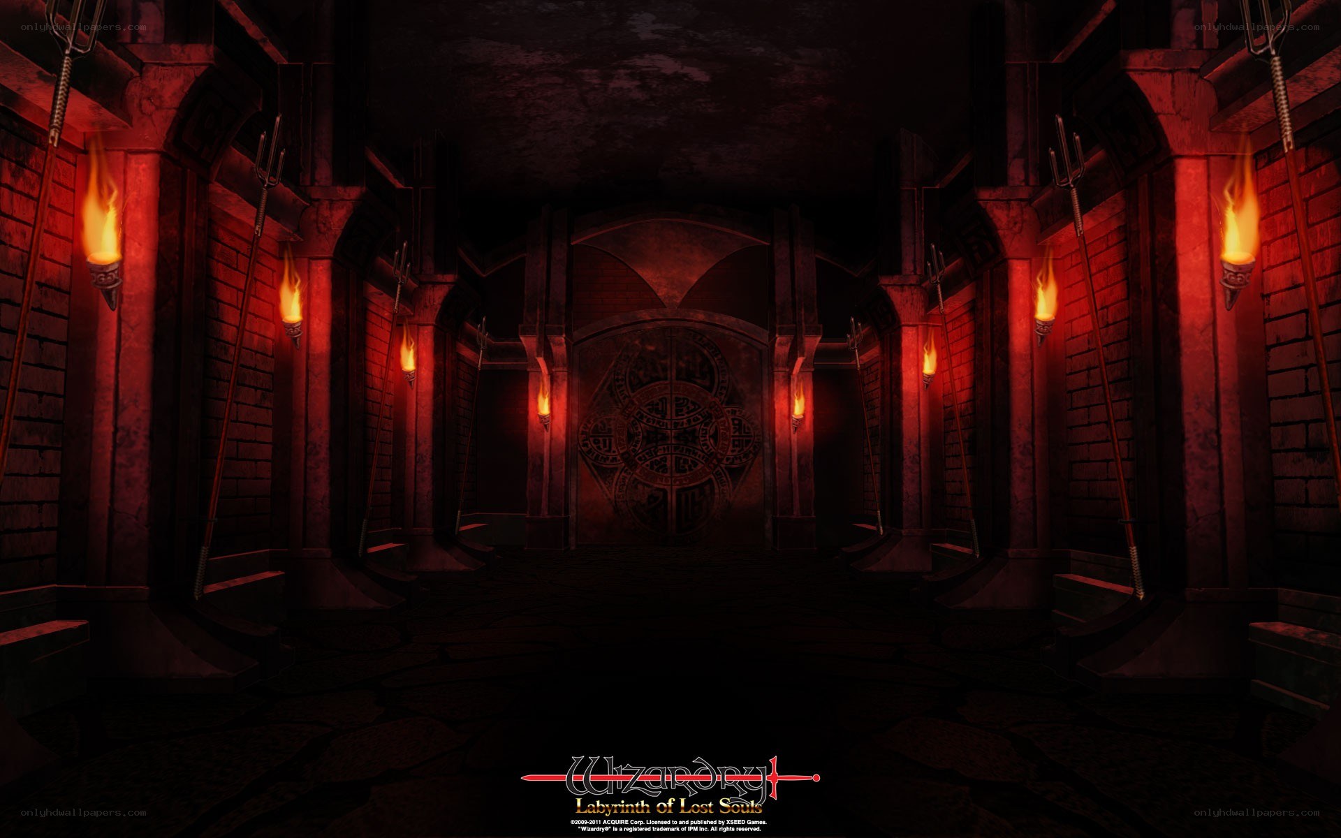 dark dungeon corridor
