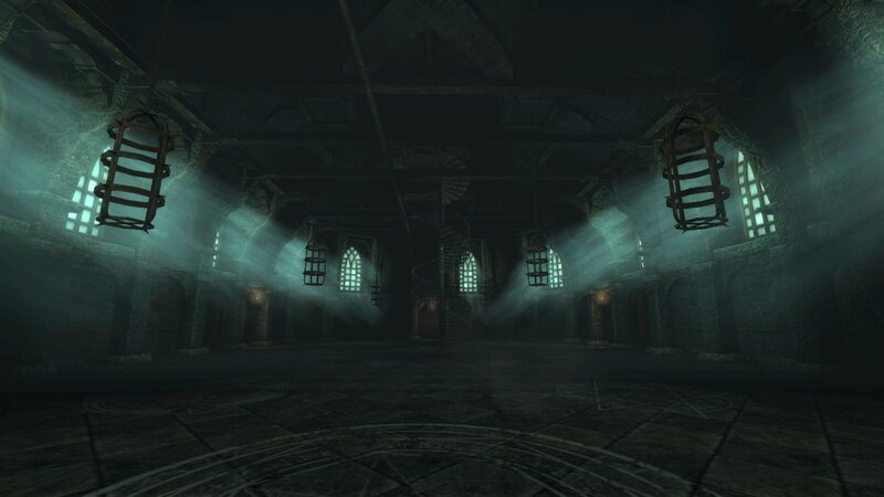 dark dungeon interior