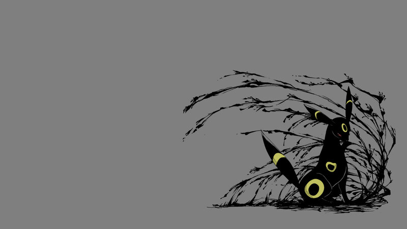 Dark Eevee in tall grass