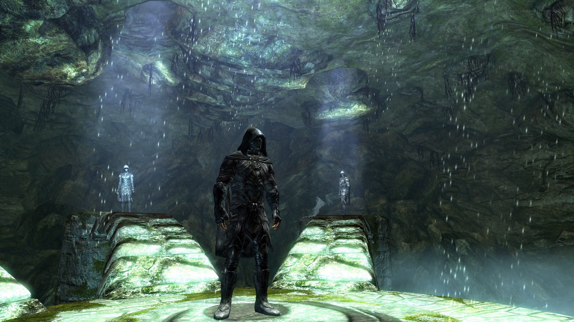 dark elf in a cave