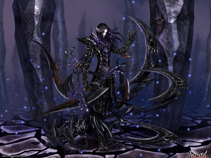 Dark Elf Warrior — Black
