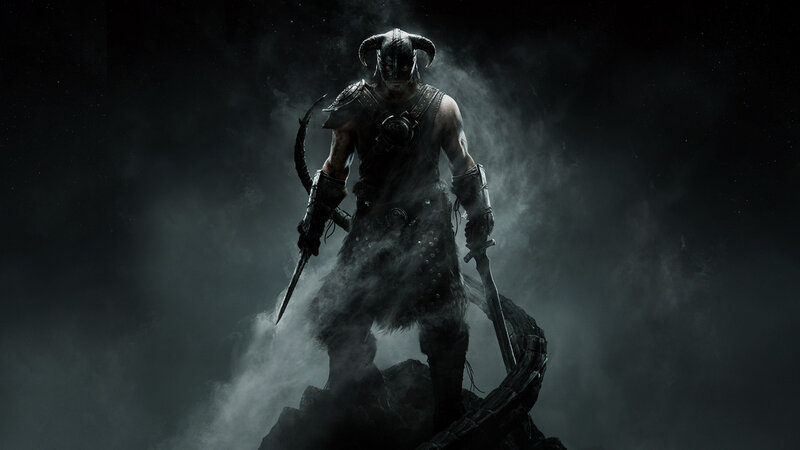 dark elf warrior in mist