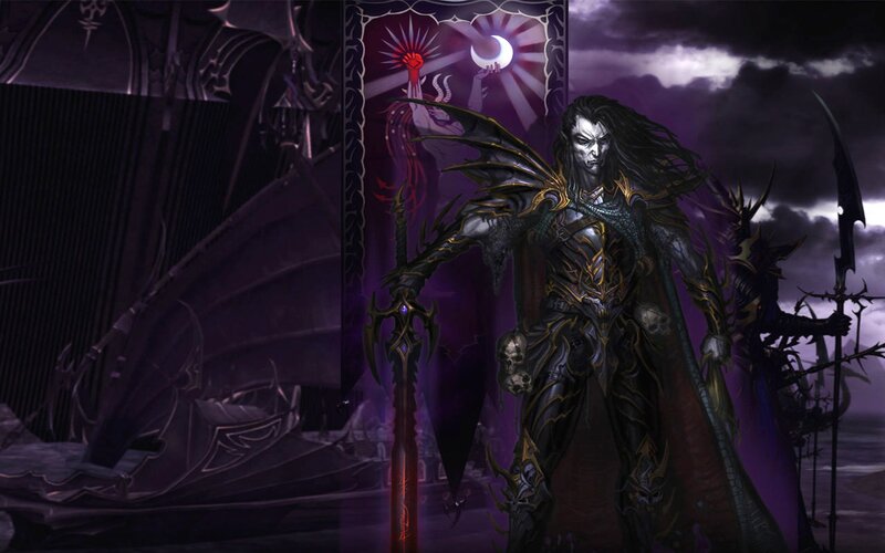 Dark Elf Warrior — Purple