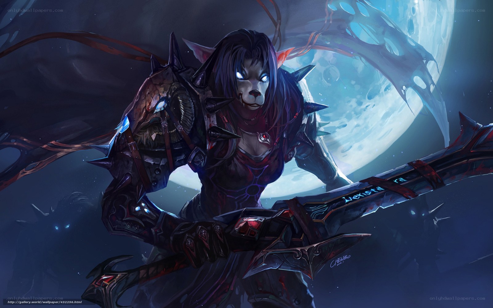 dark elf warrior with bow