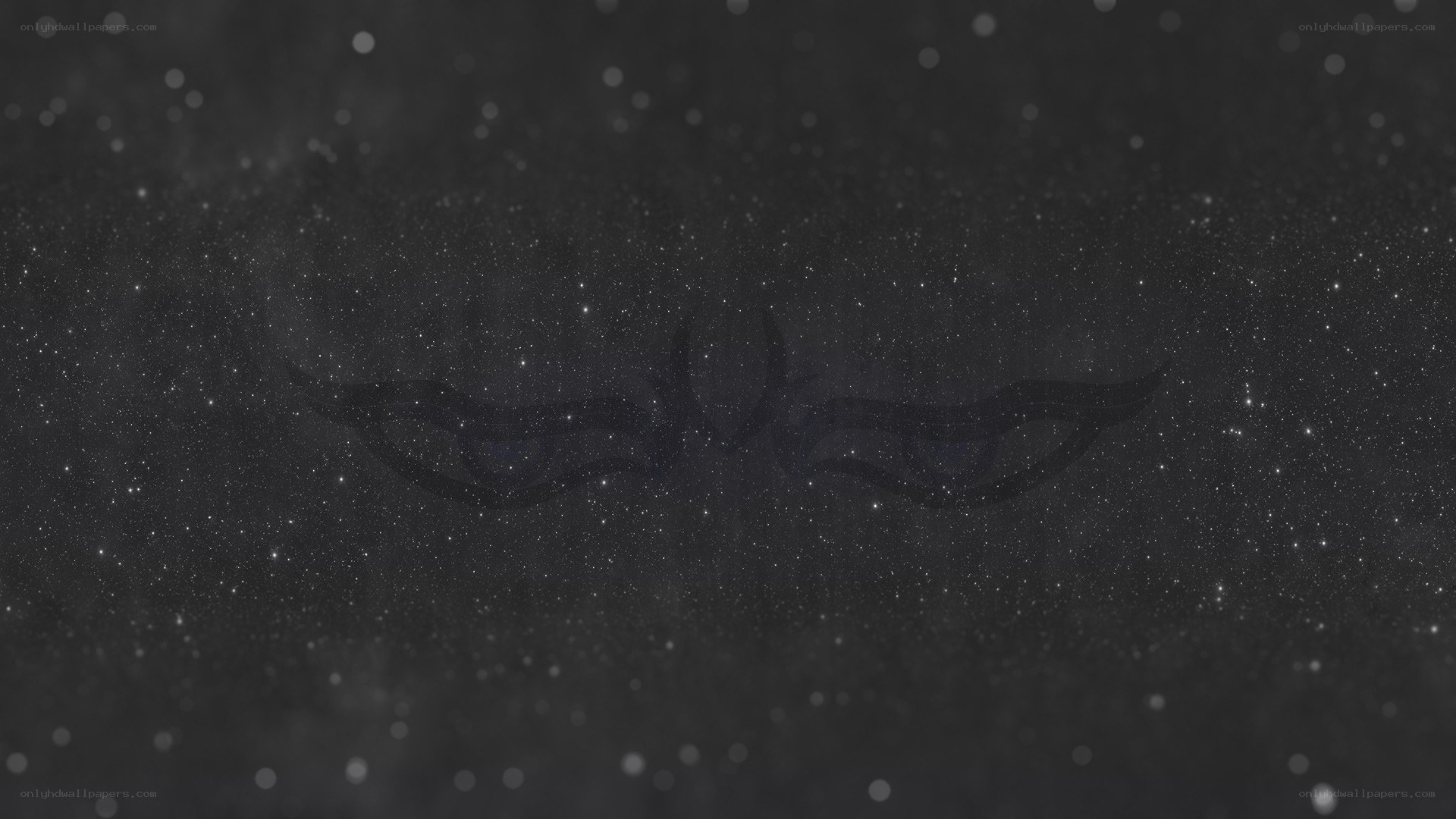 dark eyes in starry sky