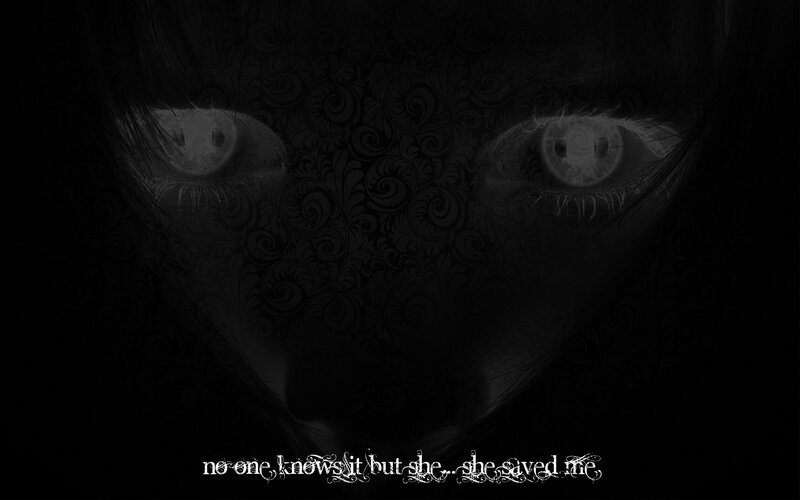 dark eyes with text
