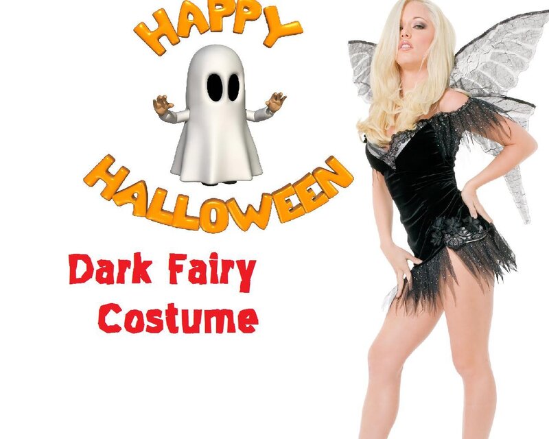 Dark fairy costume for Halloween