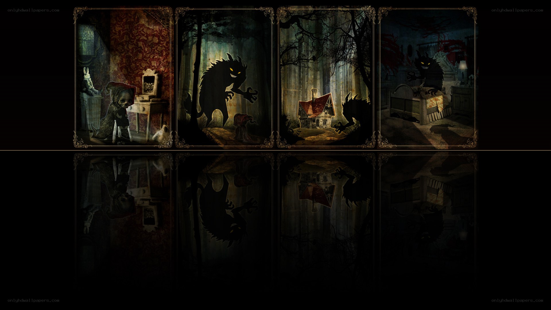 Dark fairy tale storybook