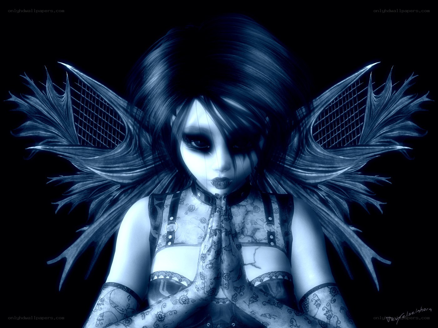 dark fairy with wings
