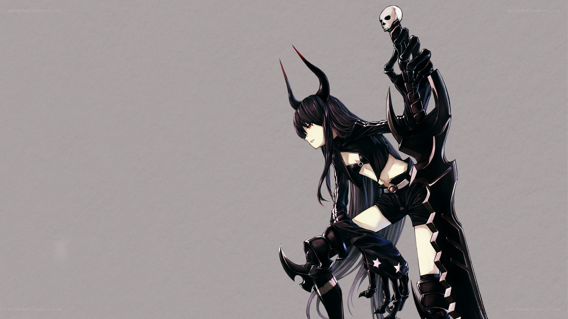 dark fantasy anime character