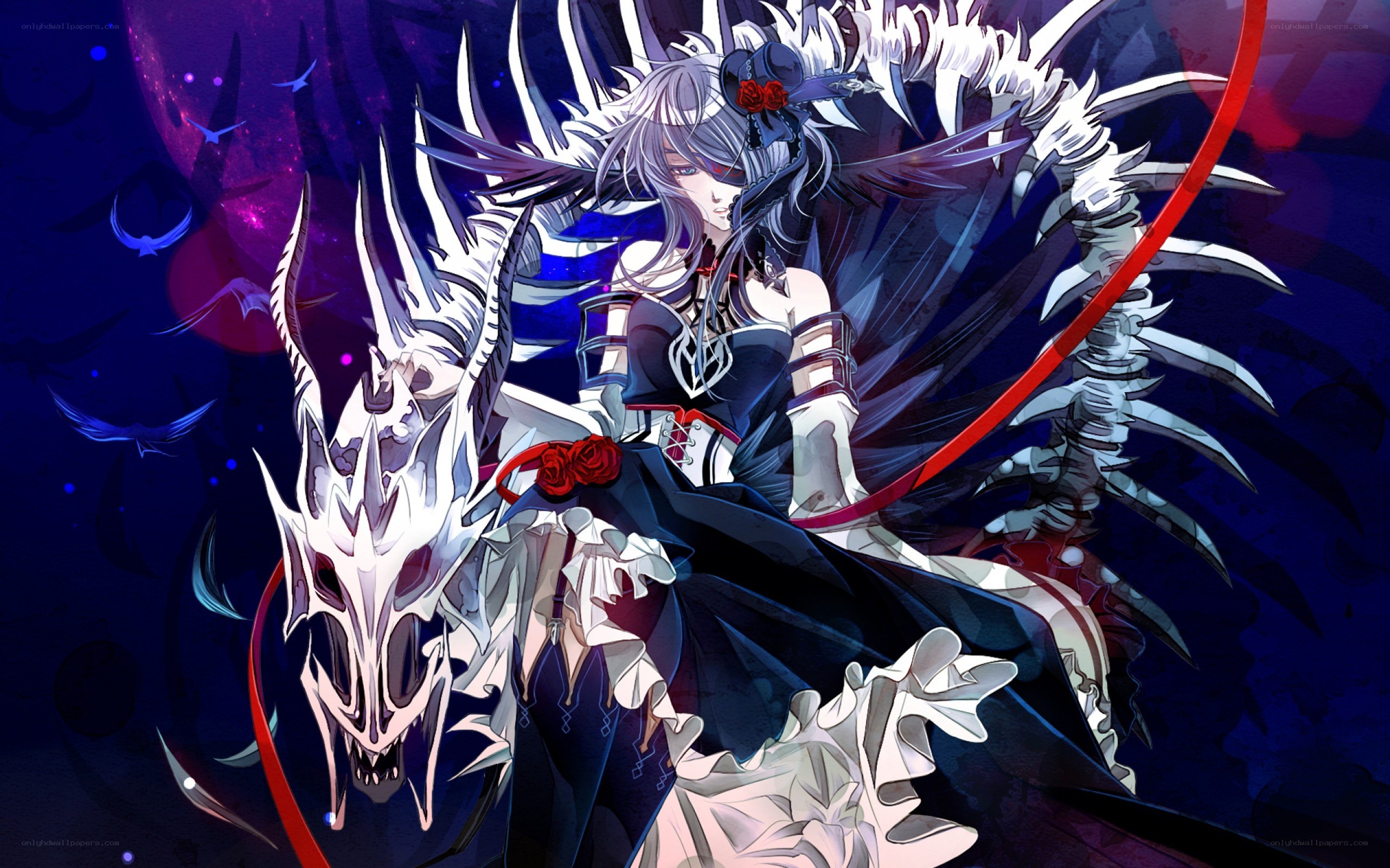 dark fantasy anime character