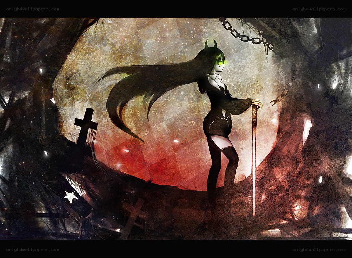 dark fantasy anime character